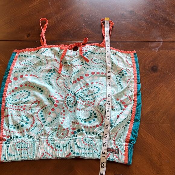 Lost Multicolor Print Cotton Top Woman Size Medium Fun Print Retro Y2K - Picture 8 of 9